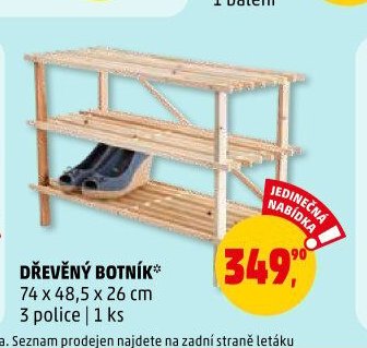 DŘEVĚNÝ BOTNÍK