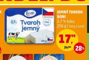 Jemný tvaroh Boni