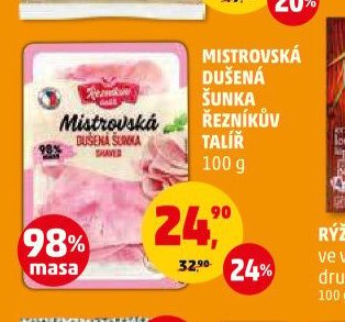 Mistrovská dušená šunka Řezníkův talíř
