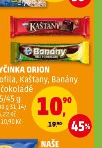 Tyčinka Orion (Kofila, Kaštany, Banány)