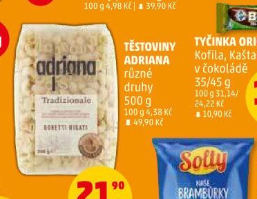 Těstoviny Adriana