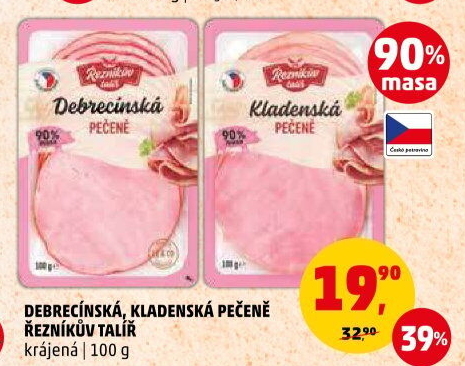 Debrecínská pečeně Řezníkův talíř