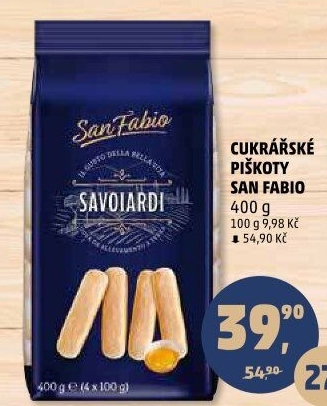 Piškoty cukrářské Savoiardi San Fabio