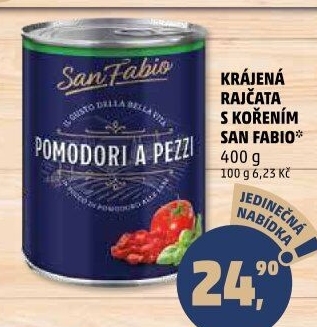 Rajčata krájená San Fabio