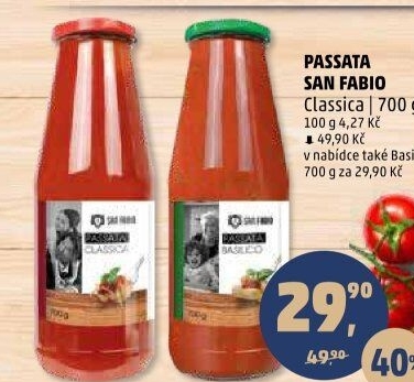 Rajčata pasírovaná Passata San Fabio