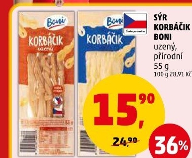 Sýr Korbáčky Boni