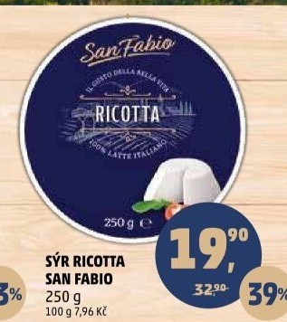 Sýr Ricotta San Fabio