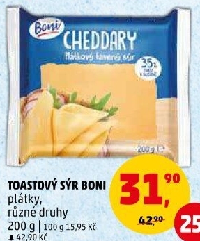 Sýr tavený toast Boni