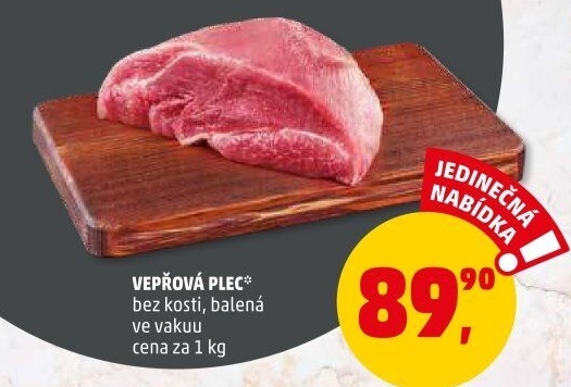 Vepřová plec bez kosti