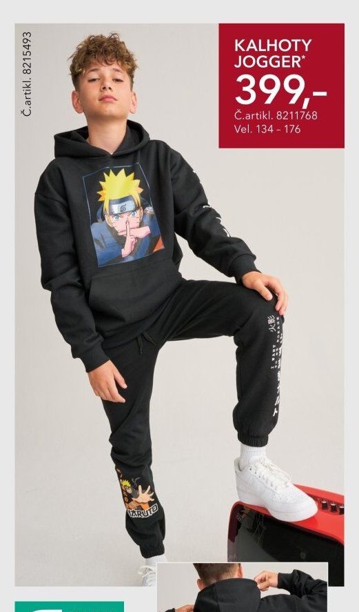 Kalhoty Jogger Naruto