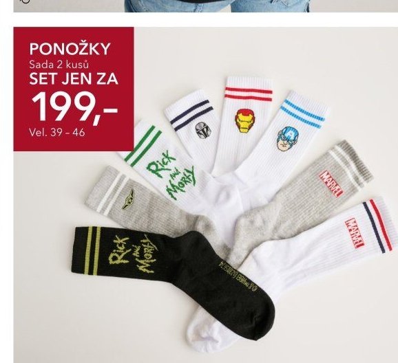 Ponožky (sada 2 kusů)
