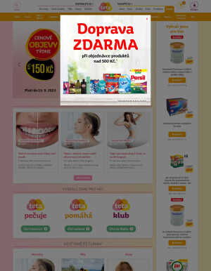 akční leták Teta drogerie 20.9.2023-26.9.2023