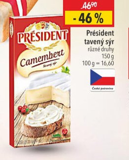 Président tavený sýr