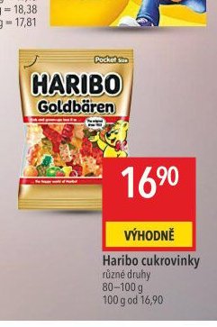 Haribo cukrovinky