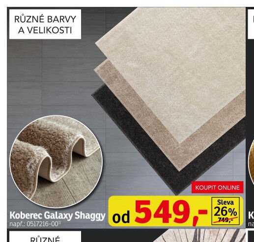 Koberec Galaxy Shaggy - ASKO akcniletaky.com