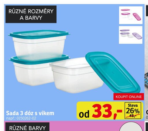 Sada 3 dóz s víkem - ASKO akcniletaky.com