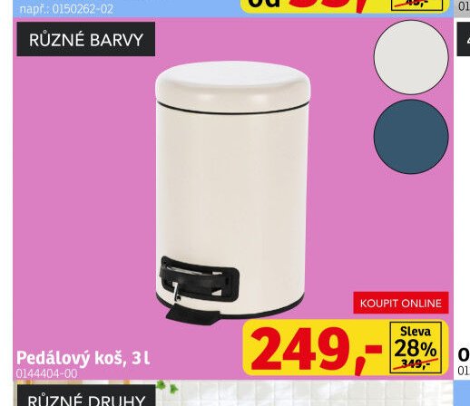 Pedálový koš, 3 l - ASKO akcniletaky.com