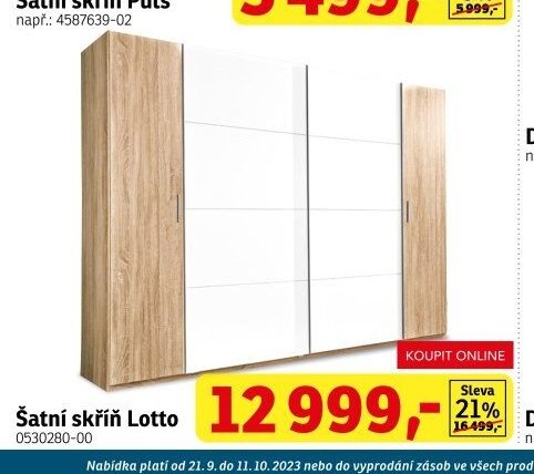 Šatní skříň Lotto