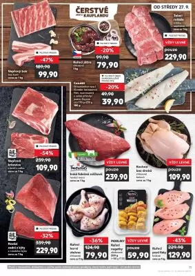 akční leták Kaufland 27.9.2023-3.10.2023