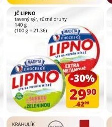 Jč Lipno tavený sýr
