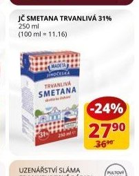 Jč Smetana trvanlivá 31%