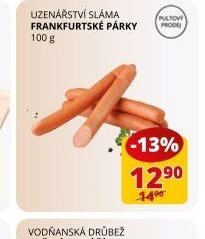 Uzenářství Sláma Frankfurtské párky