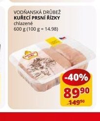 Vodňanská drůbež Kuřecí prsní řízky