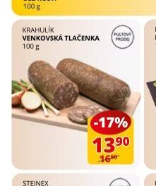 KRAHULÍK VENKOVSKÁ TLAČENKA 100 g