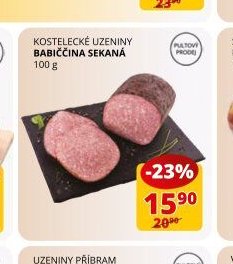 KOSTELECKÉ UZENINY BABIČČINA SEKANÁ 100 g