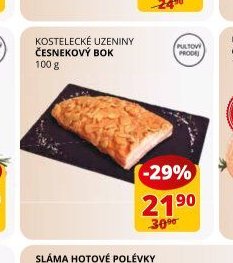 KOSTELECKÉ UZENINY ČESNEKOVÝ BOK 100 g
