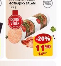 UZENÁŘSTVÍ SLÁMA GOTHAJSKÝ SALÁM 100 g