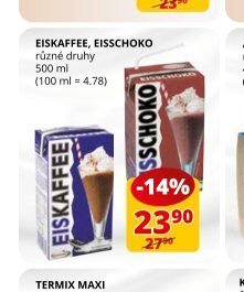 EISKAFFEE, EISSCHOKO různé druhy 500 ml