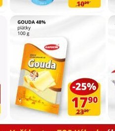 GOUDA 48% plátky 100 g