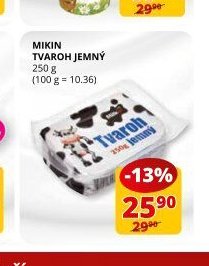 MIKIN TVAROH JEMNÝ 250 g