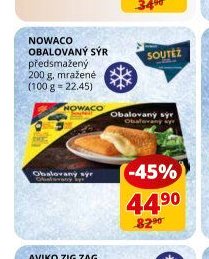Nowaco obalovaný sýr
