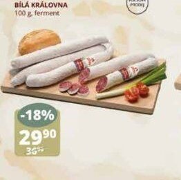 Krahulík klobása bílá královna