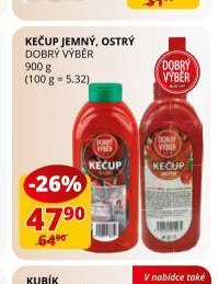 Kečup jemný, ostrý