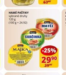Hamé paštiky