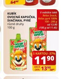 Kubík ovocná kapsička