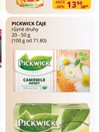 Pickwick čaje