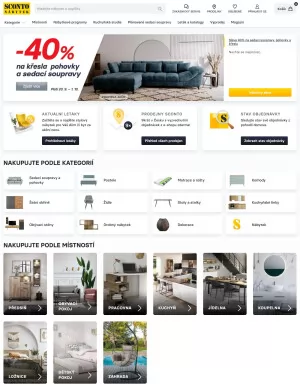 akční leták Sconto nábytek 26.9.2023-2.10.2023