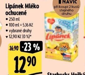 Lipánek Mléko ochucené