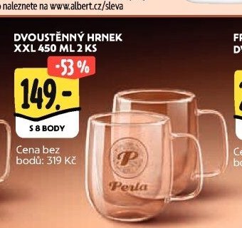 DVOUSTĚNNÝ HRNEK XXL 450 ML 2 KS