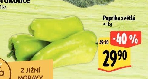 Paprika světlá