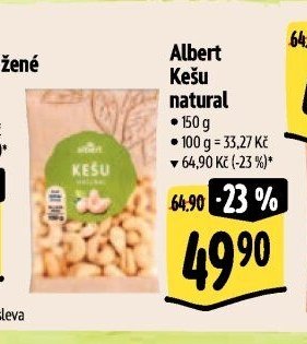 Albert Kešu natural
