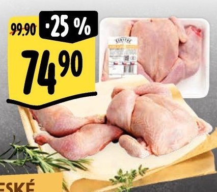 Kuře bez drobů a 2 čtvrtky