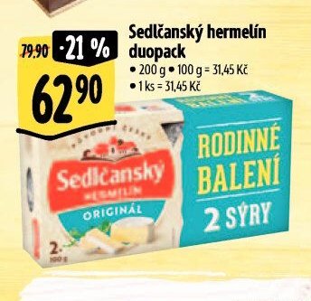Sedlčanský hermelín duopack 200 g