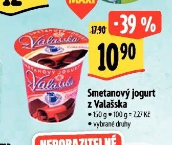 Smetanový jogurt z Valašska