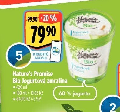 Nature's Promise Bio Jogurtová zmrzlina
