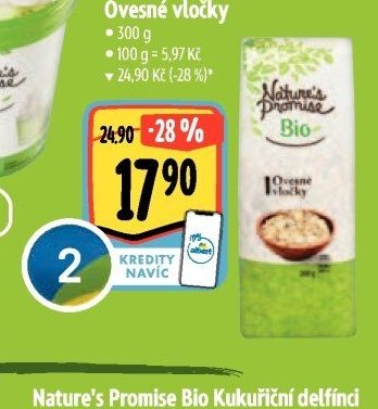 Nature's Promise Bio Ovesné vločky